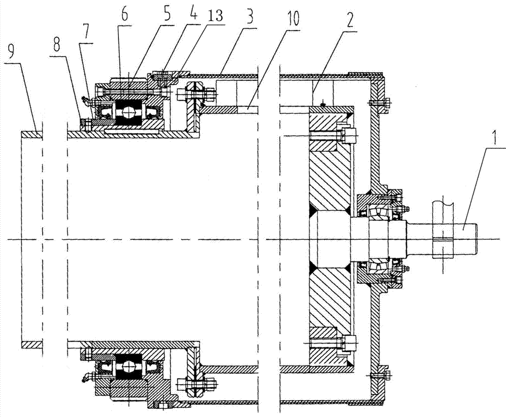 A high-efficiency and energy-saving split suction roller