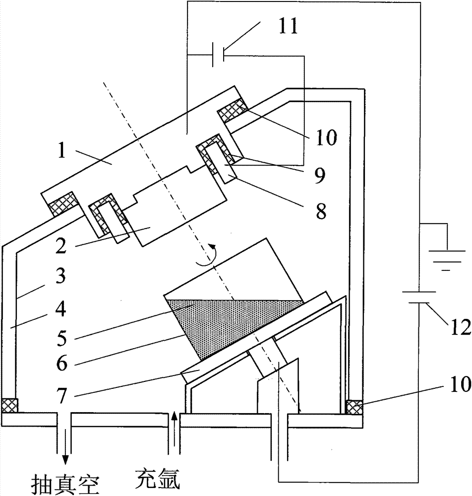 Surface alloying method of powder-like ceramic material