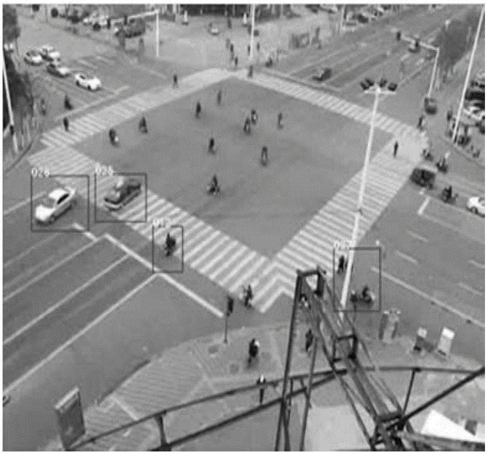 Method for detecting traffic conflict between motor-assisted bicycle and automobile based on ST-MRF model