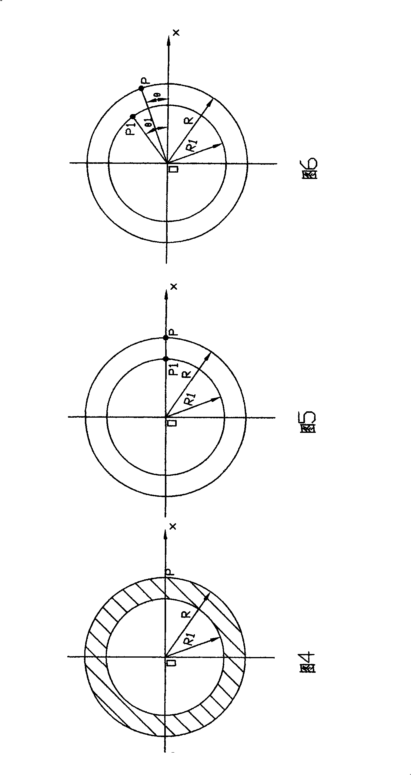 Compressional deformation strengthened flexible hollow half axle and fabrication process thereof