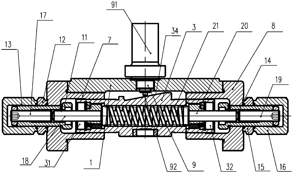 Electrically-controlled multifunctional combined proportional variable axial plunger pump