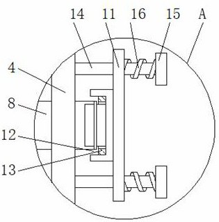 A detection device for detecting bearing capacity of sluice and dam