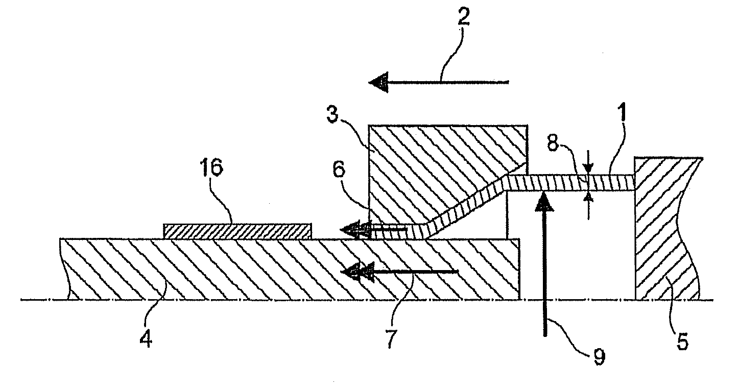 Method for forming hollow profiles