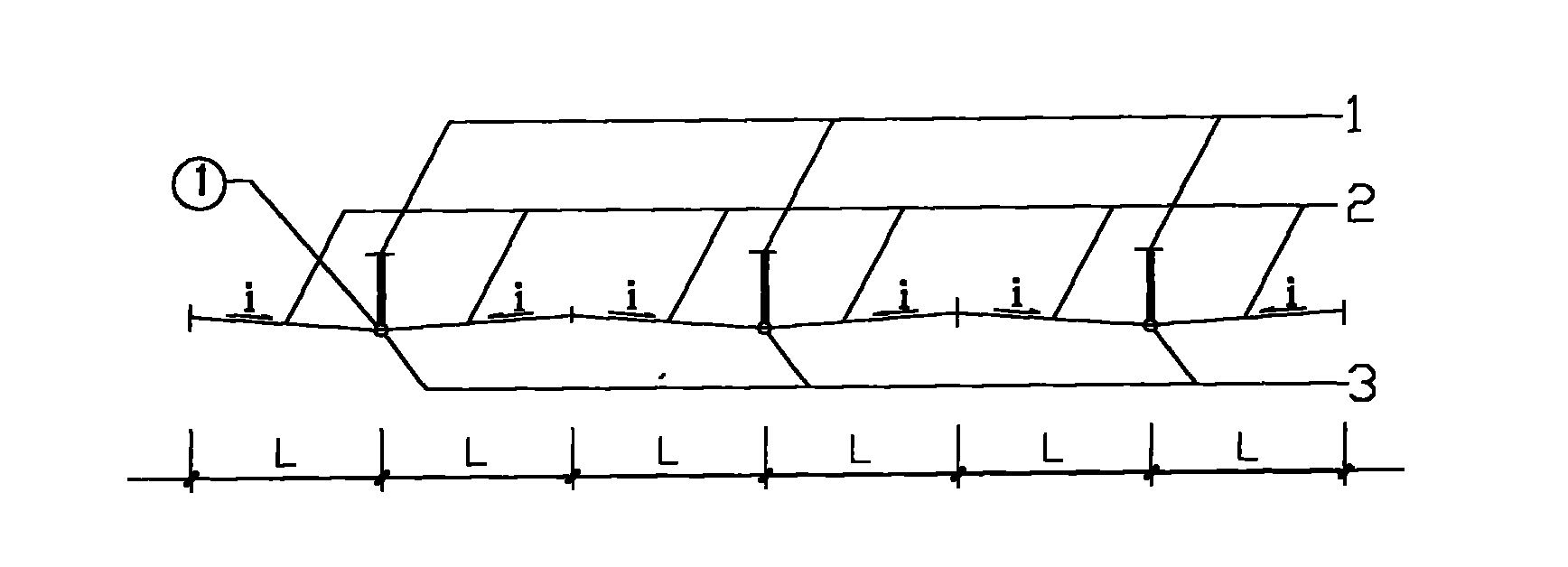 United draining system for effectively lowering seepage lines in fill dam of tailing reservoir