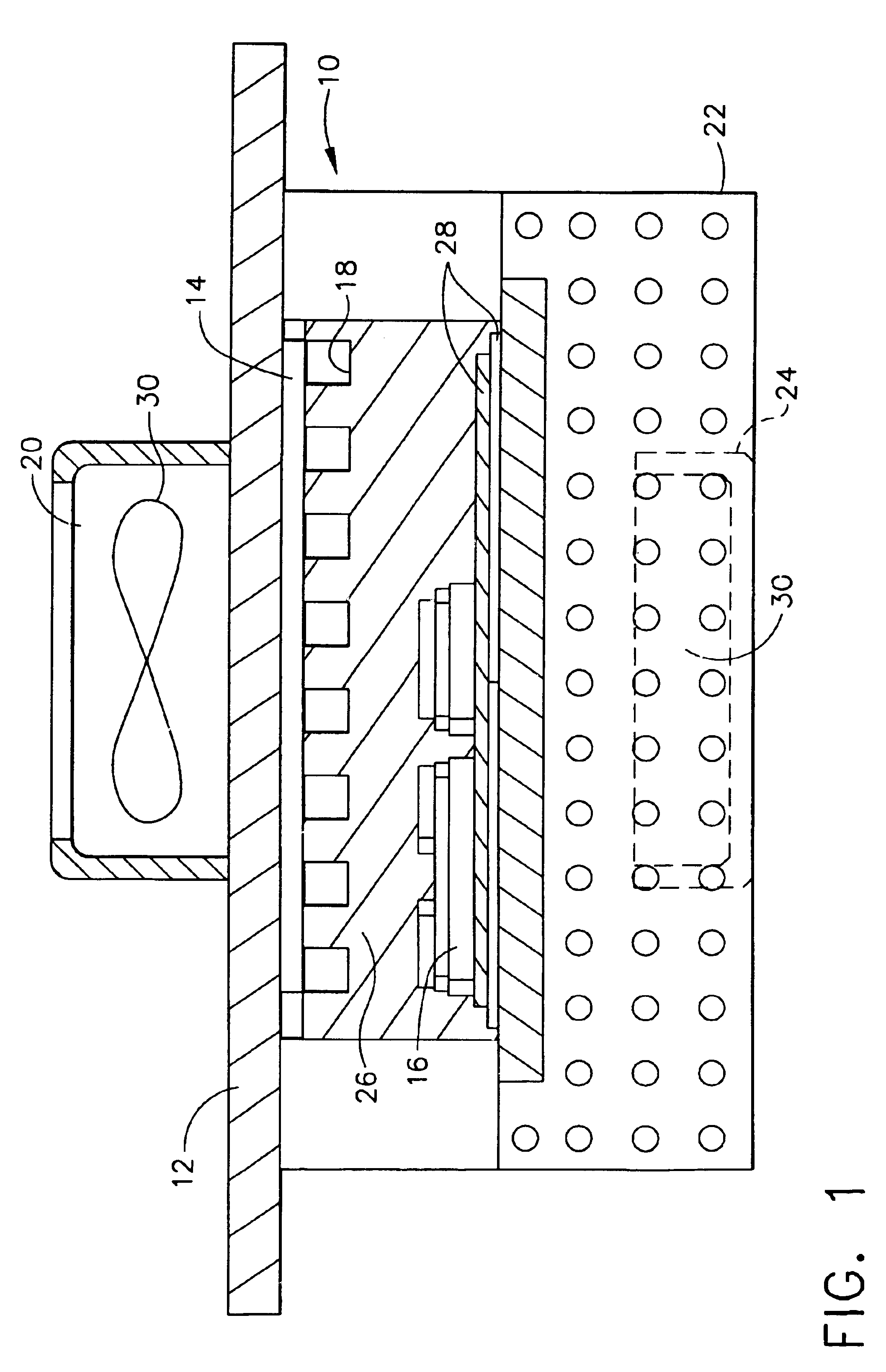 Integrated power module with reduced thermal impedance