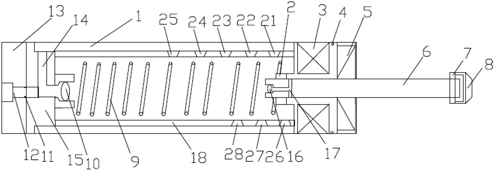 Improved structure of oil pressure buffer