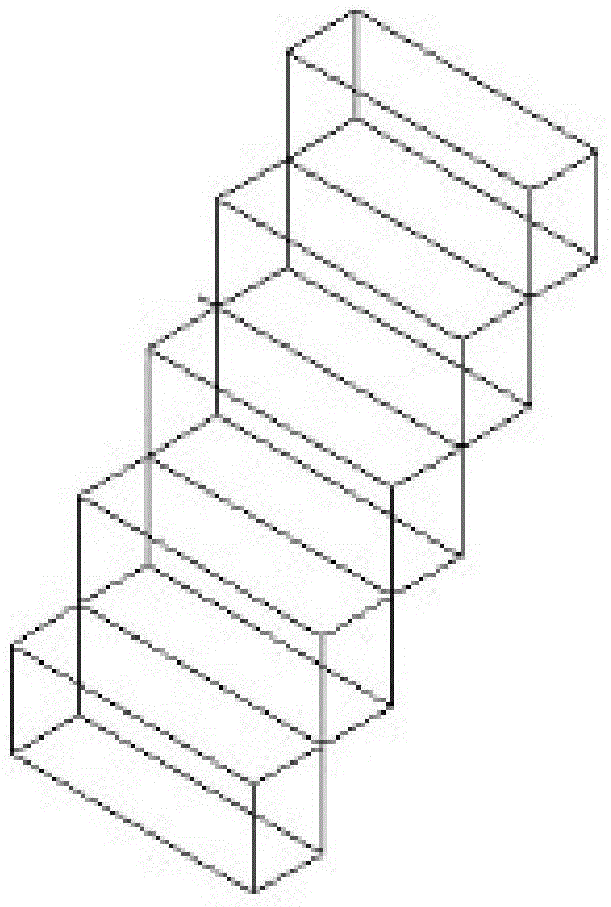 Light-emitting drawer-type stairway