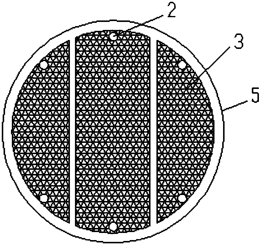 A gas demister for acetylene hydrogenation to ethylene slurry bed