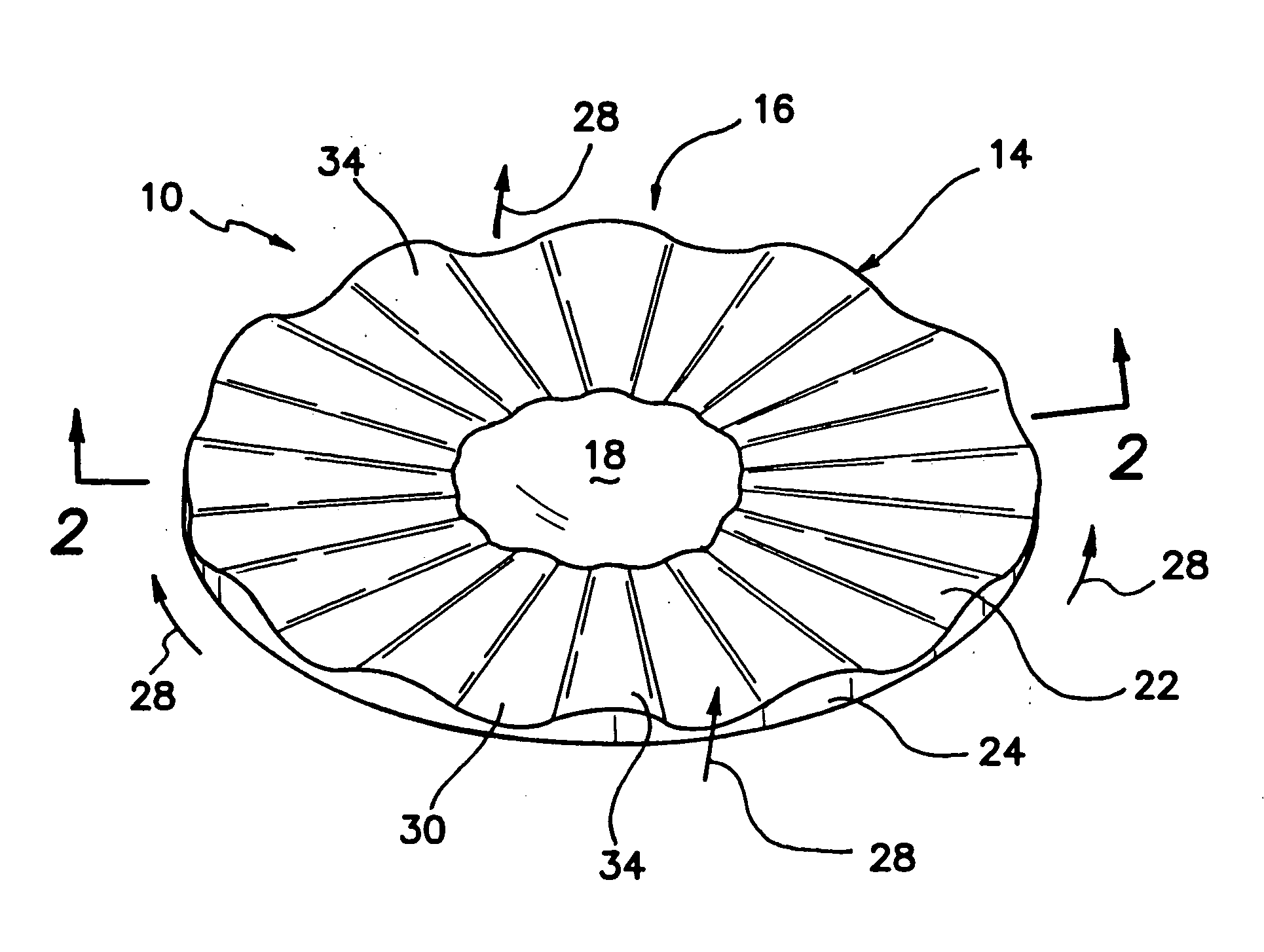 Contact lenses with blended microchannels