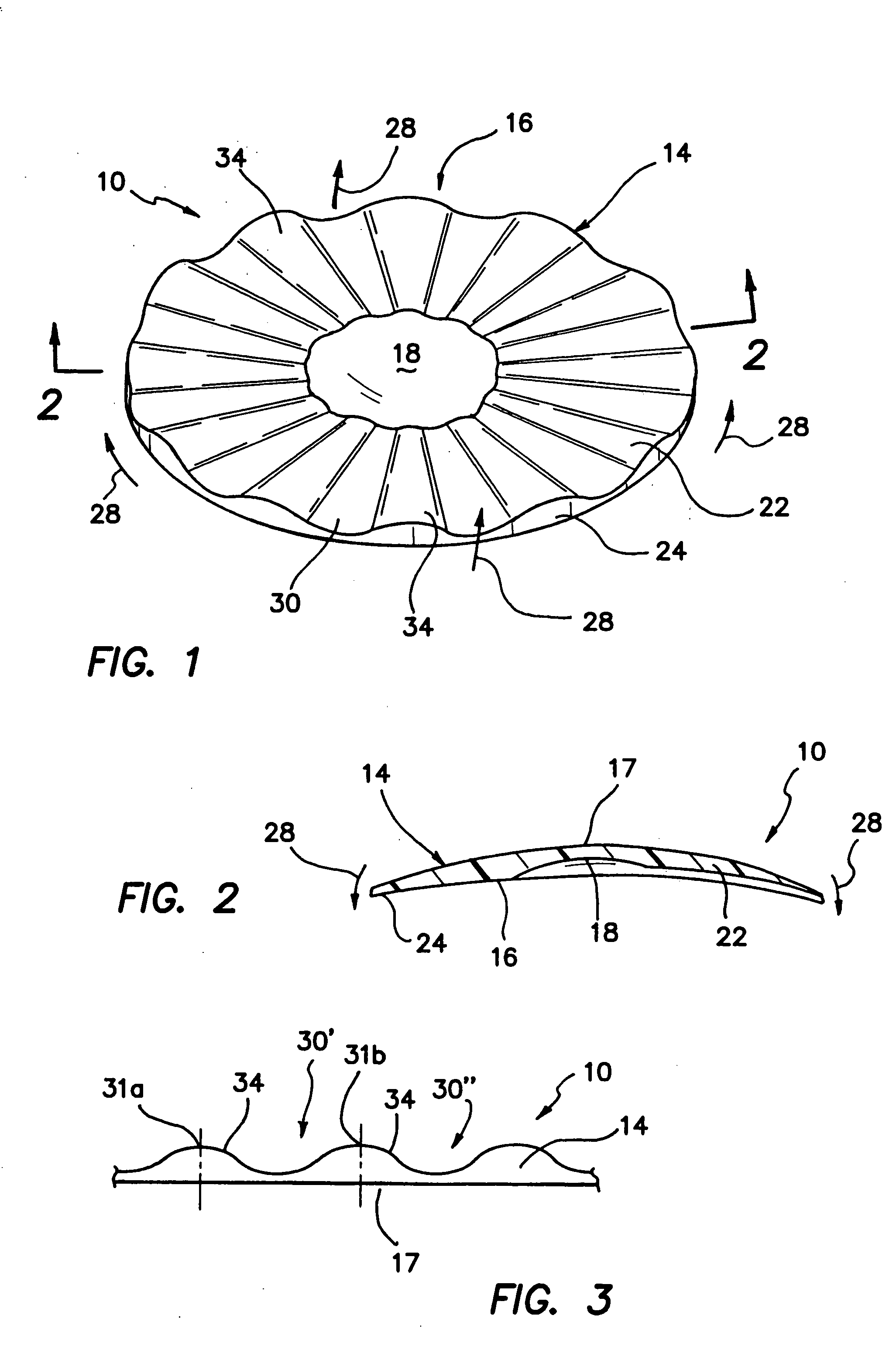 Contact lenses with blended microchannels