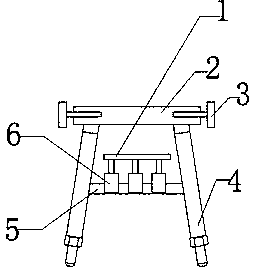 Filter fixing support