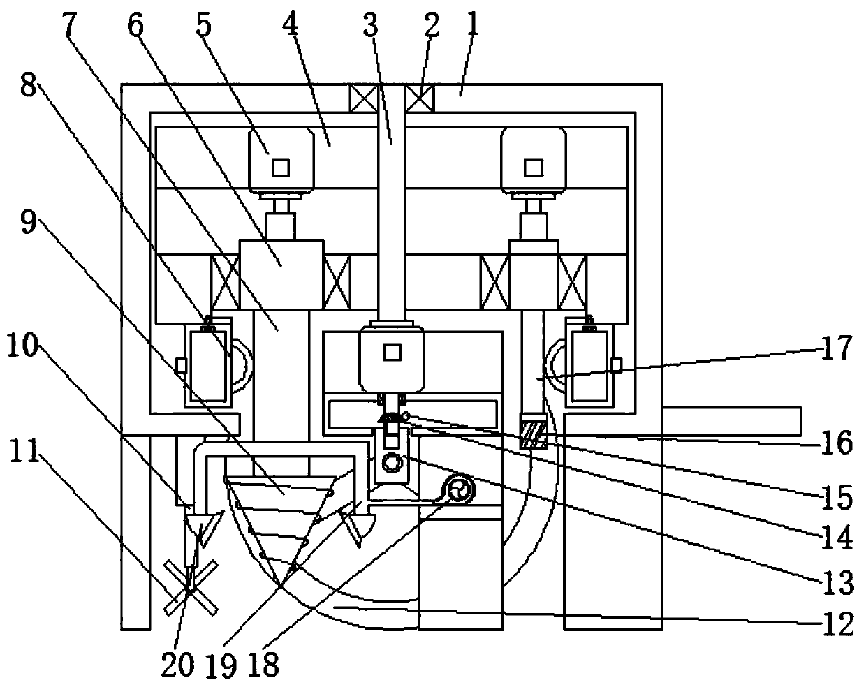 Portable sampling device for coal mine detection