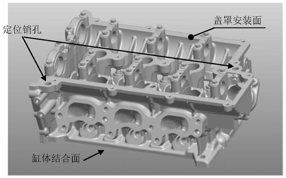 Optics and feedback based volume machining control method for combustion chamber of engine cylinder cover