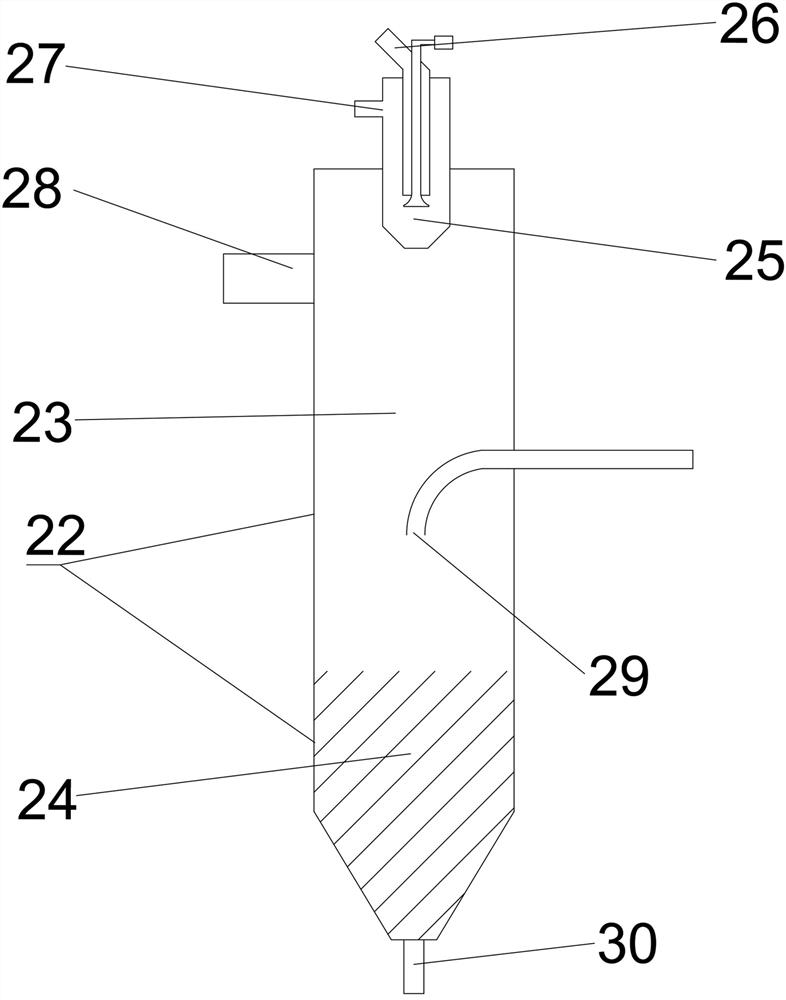 Device and process method for preparing light calcined magnesia by suspension calcination