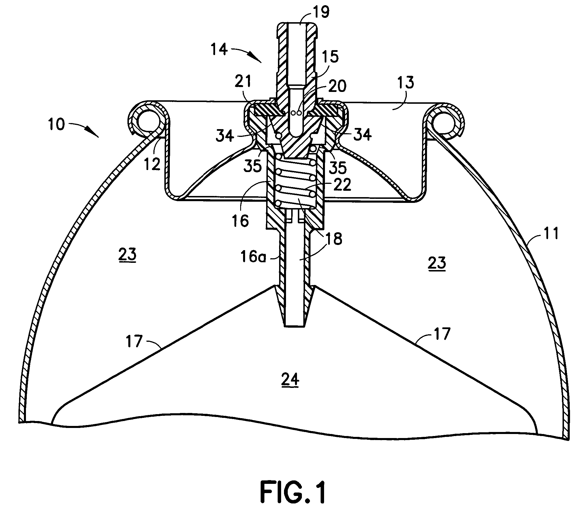 Means and method for filling bag-on-valve aerosol barrier packs