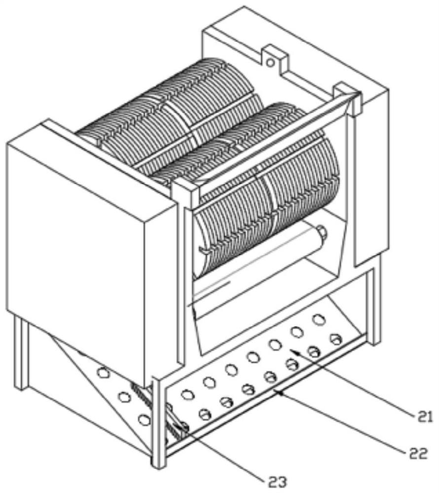 Offshore garbage cleaning device