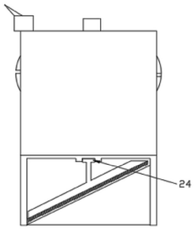 Offshore garbage cleaning device