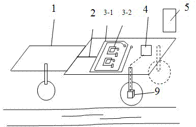 Vehicle-mounted type transient electromagnetic quick exploration device and measurement method