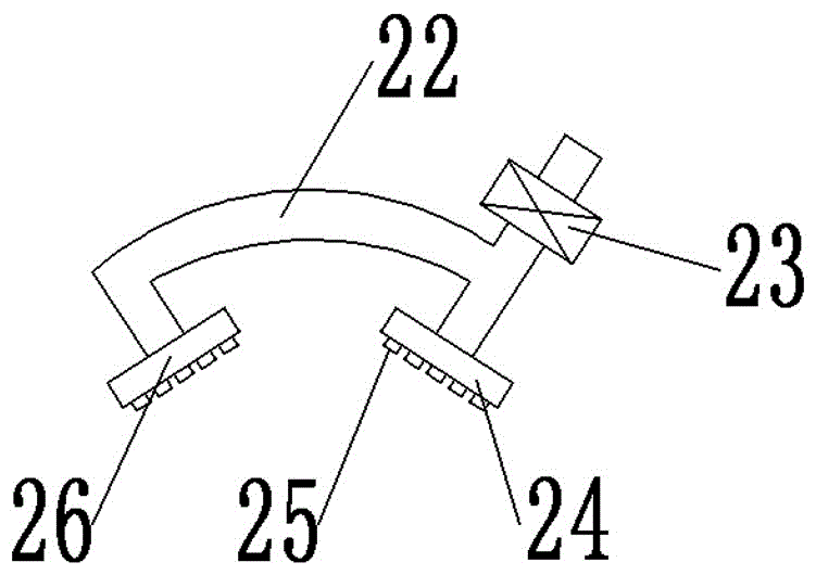 Chemical material feeding stirring equipment with waste gas treatment device