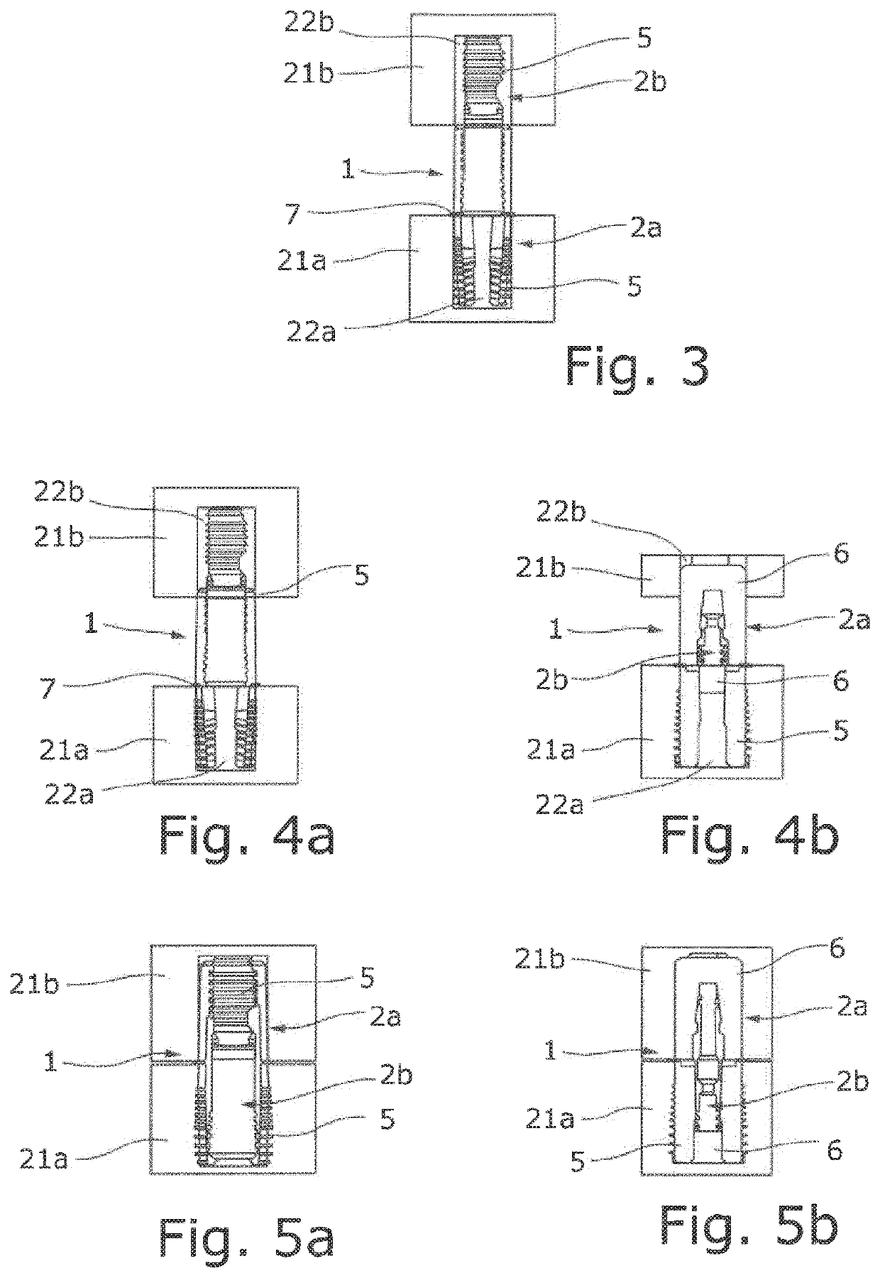 Connector for butt-connecting two components