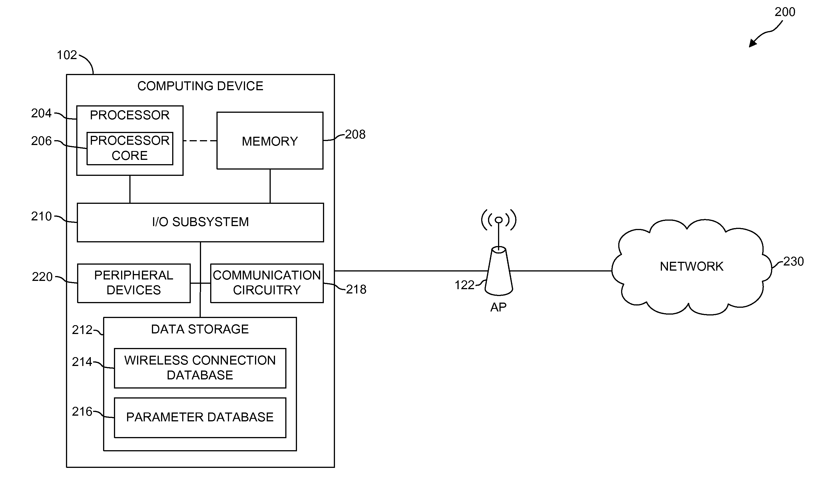 Reducing wireless reconnection time of a computing device