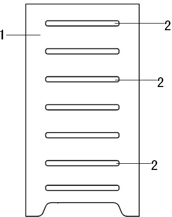 Anti-liner cracking refrigerator evaporator