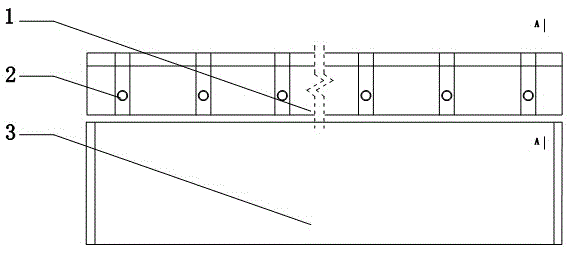 Strengthening method for 7.63m coke oven material loading platform