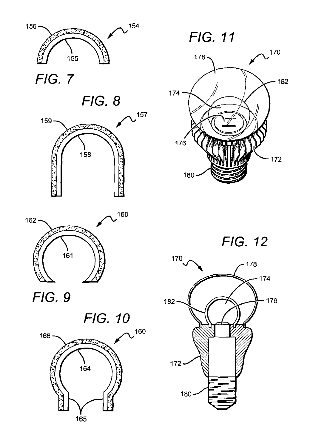 Solid state lamp with thermal spreading elements and light directing optics