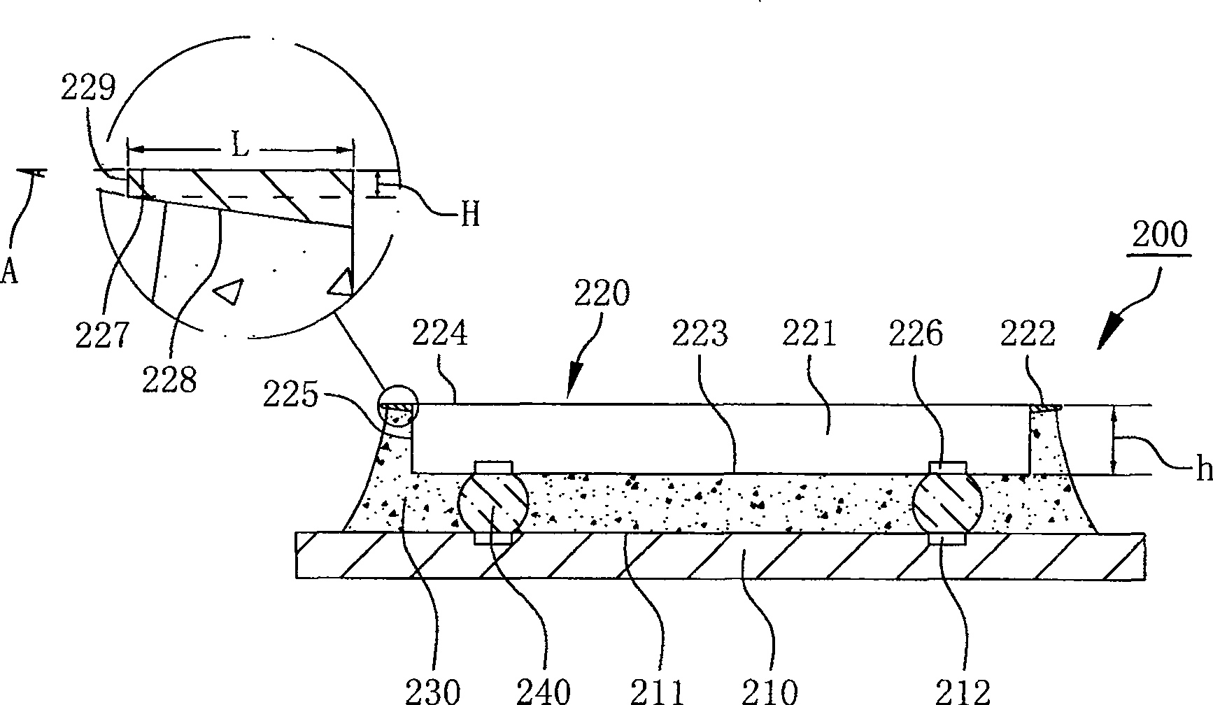 Chip packing structure, chip structure and method for forming chip