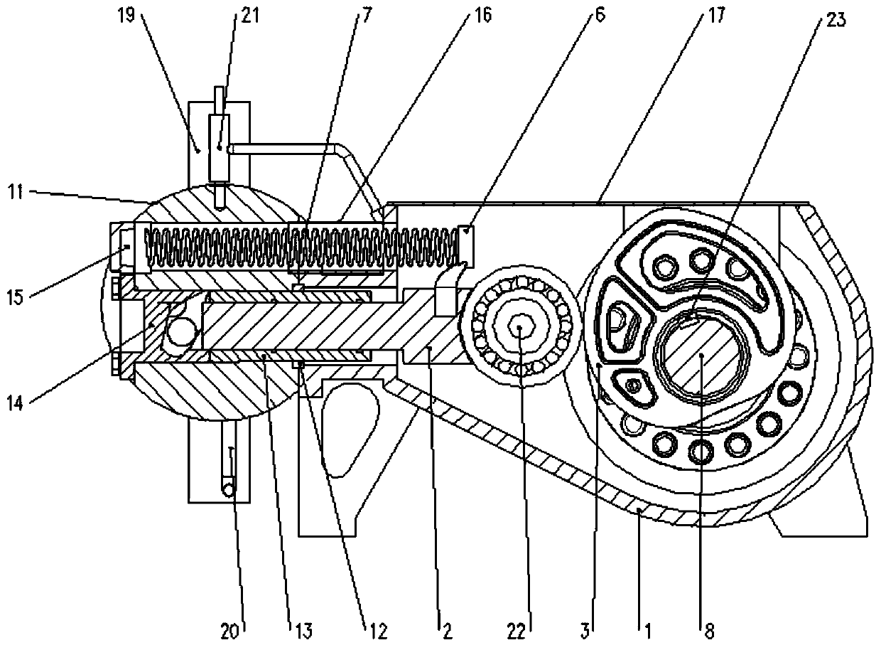 Reciprocating hydraulic diaphragm pump