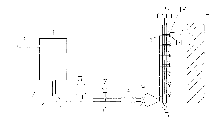 Self-controllable wind-induced rain load simulation experimental device for buildings