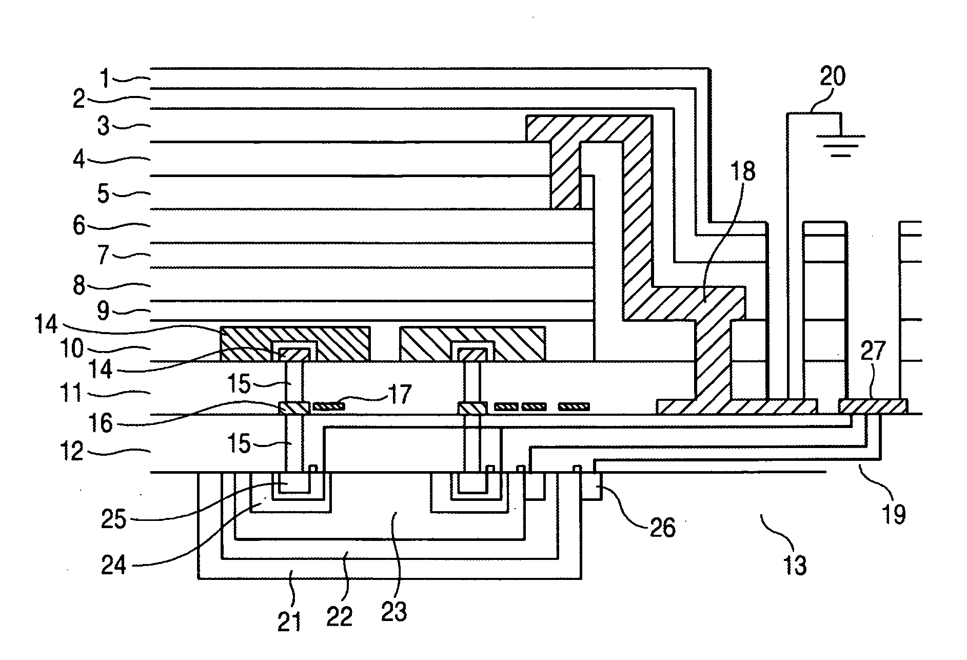 Organic and inorganic hybrid photoelectric conversion device