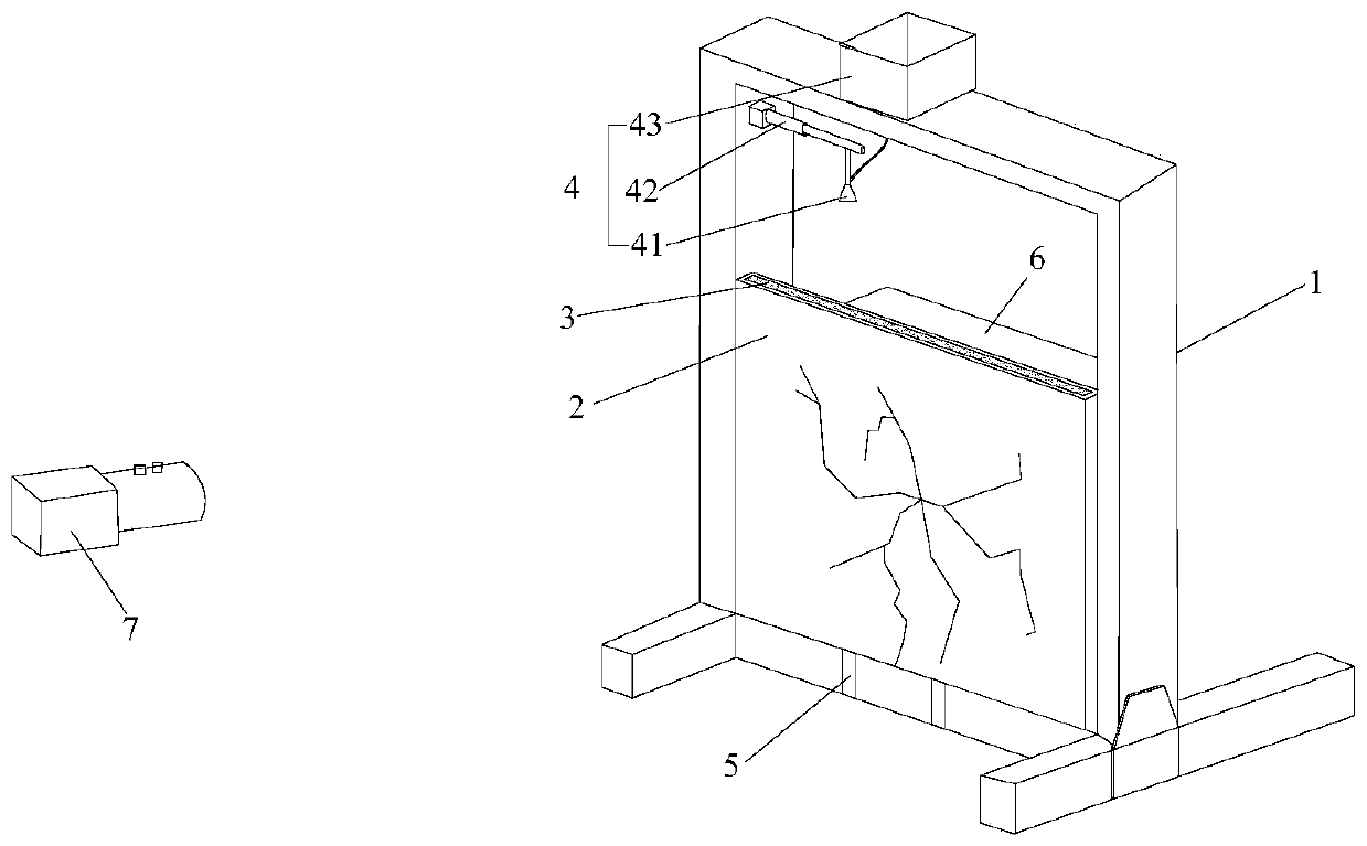 Fracture-pore double-permeation medium dominant flow simulation device and experimental method