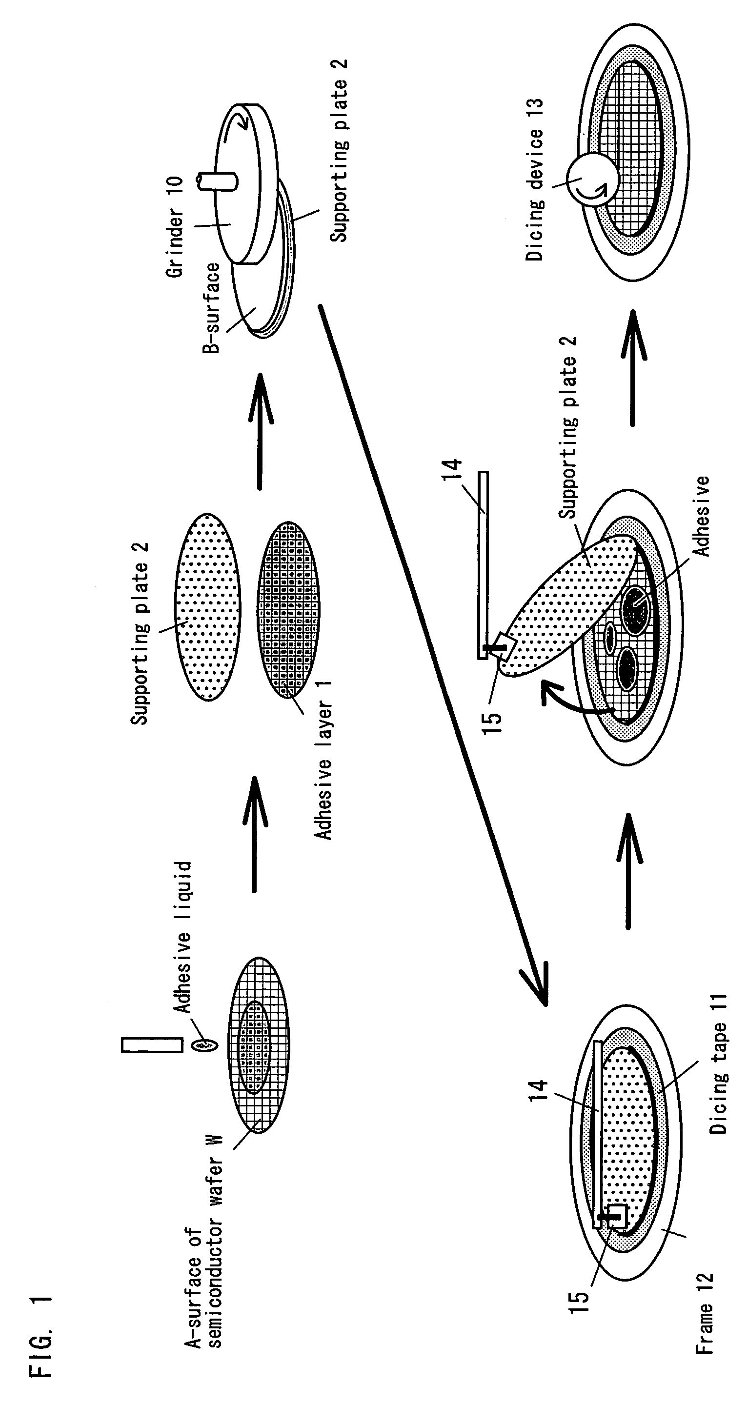 Substrate supporting plate and stripping method for supporting plate