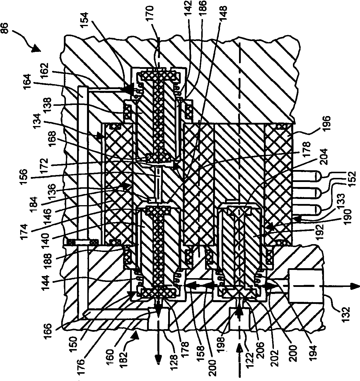 Valve unit, brake control device, vehicle brake system and vehicle