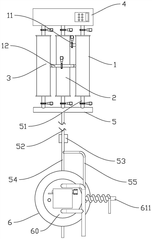 Gradient utilization device and method for residual pressure and residual heat in still kettles for aerated concrete blocks