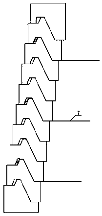 Retaining wall yin-yang building blocks and reinforced retaining wall structure formed through retaining wall yin-yang building blocks