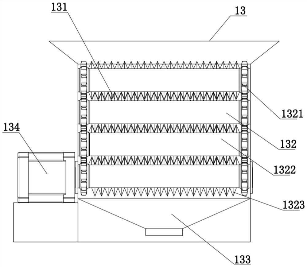 Crushing device for architectural ceramics