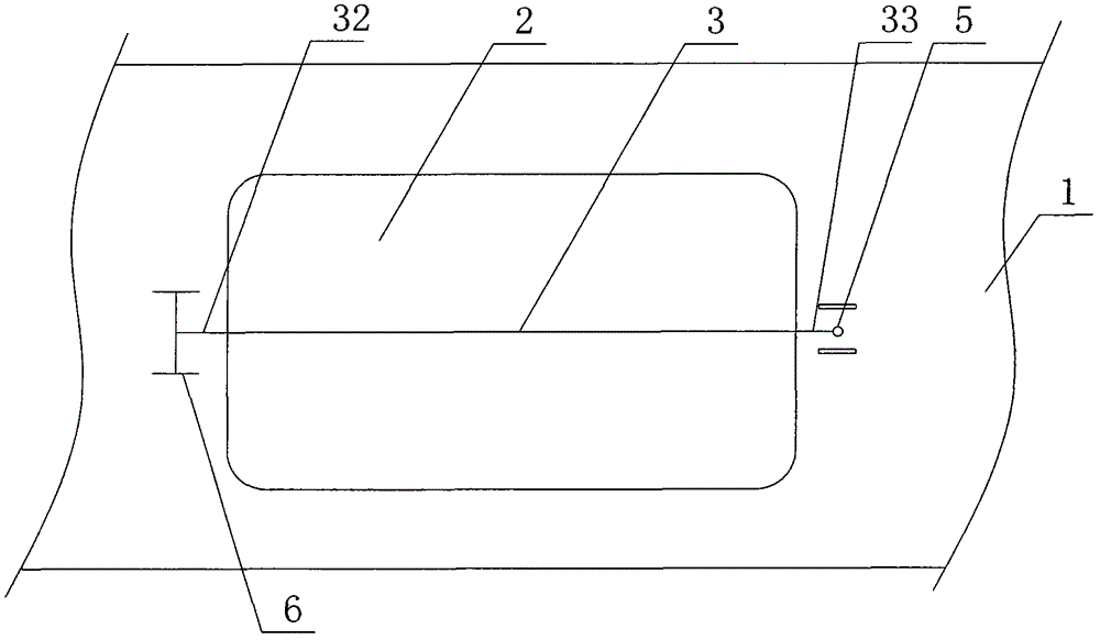 Containment vessel air cooling system for million-kilowatt level nuclear reactor