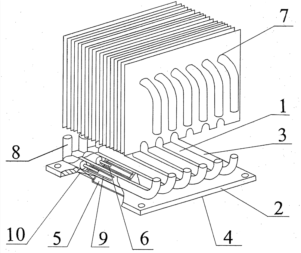 Internal fluid heat exchange system