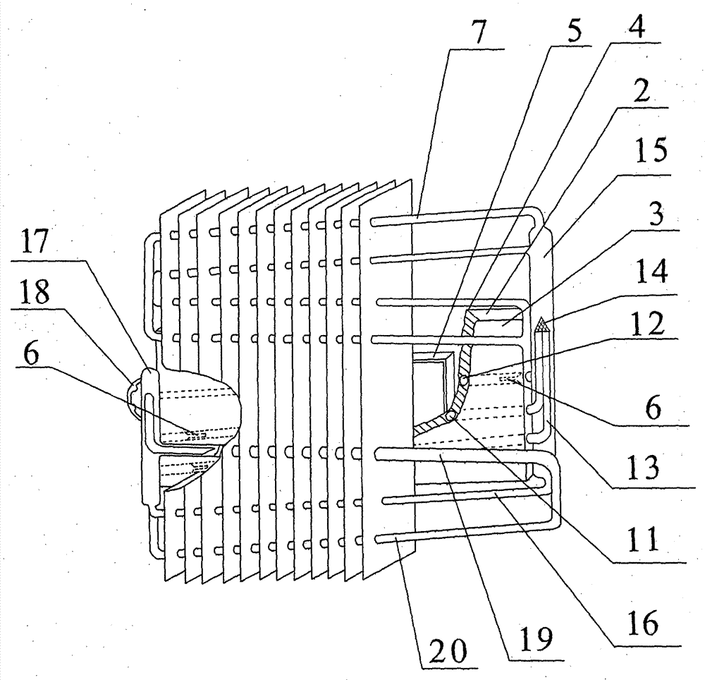 Internal fluid heat exchange system