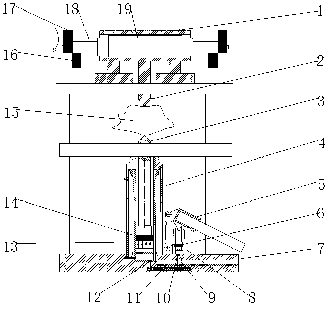 Vibration type point load tester