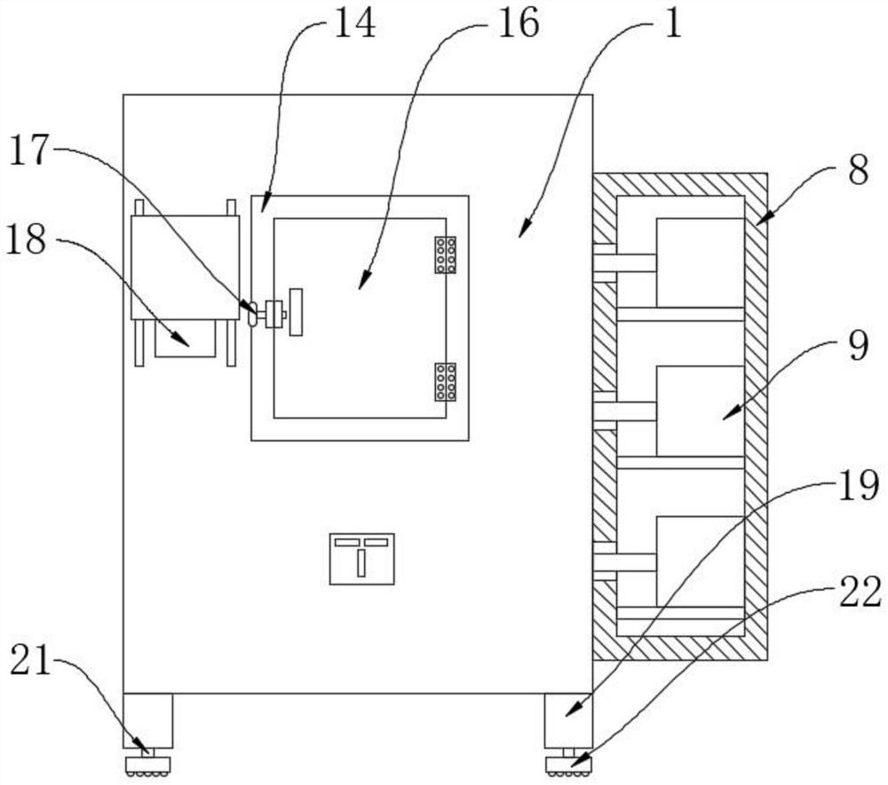 RFID-based wardrobe convenient to take and place clothes