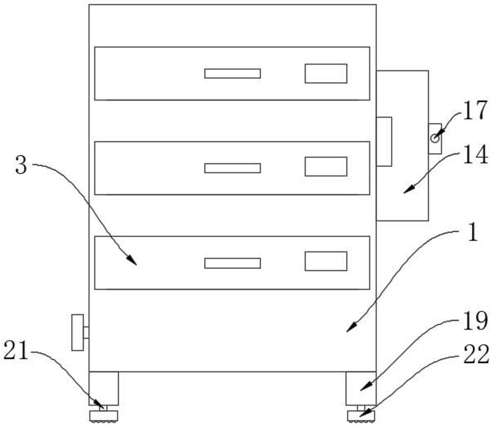 RFID-based wardrobe convenient to take and place clothes