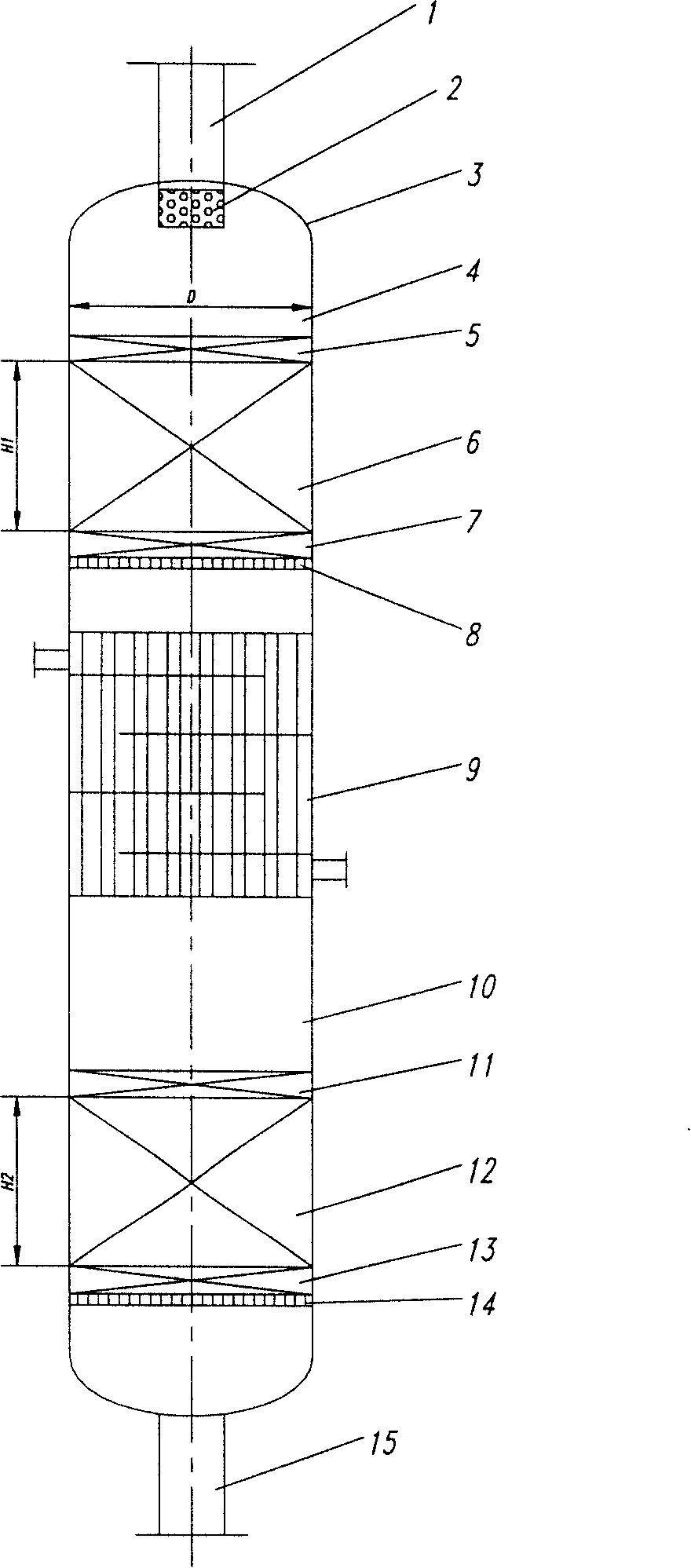 Method for producing propylene by using cracking olefin of carbon four and higher