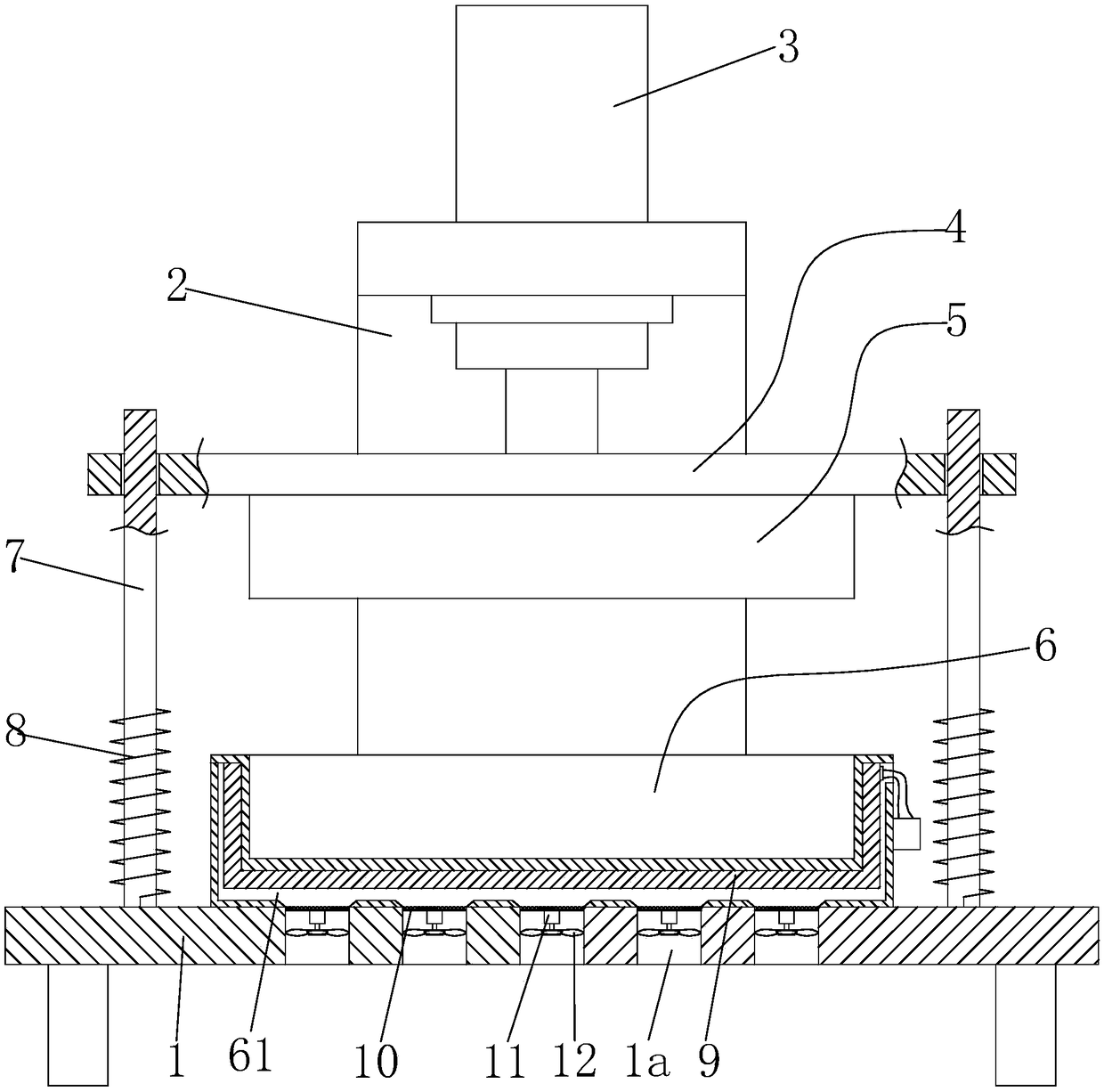 Punching mold with cooling function