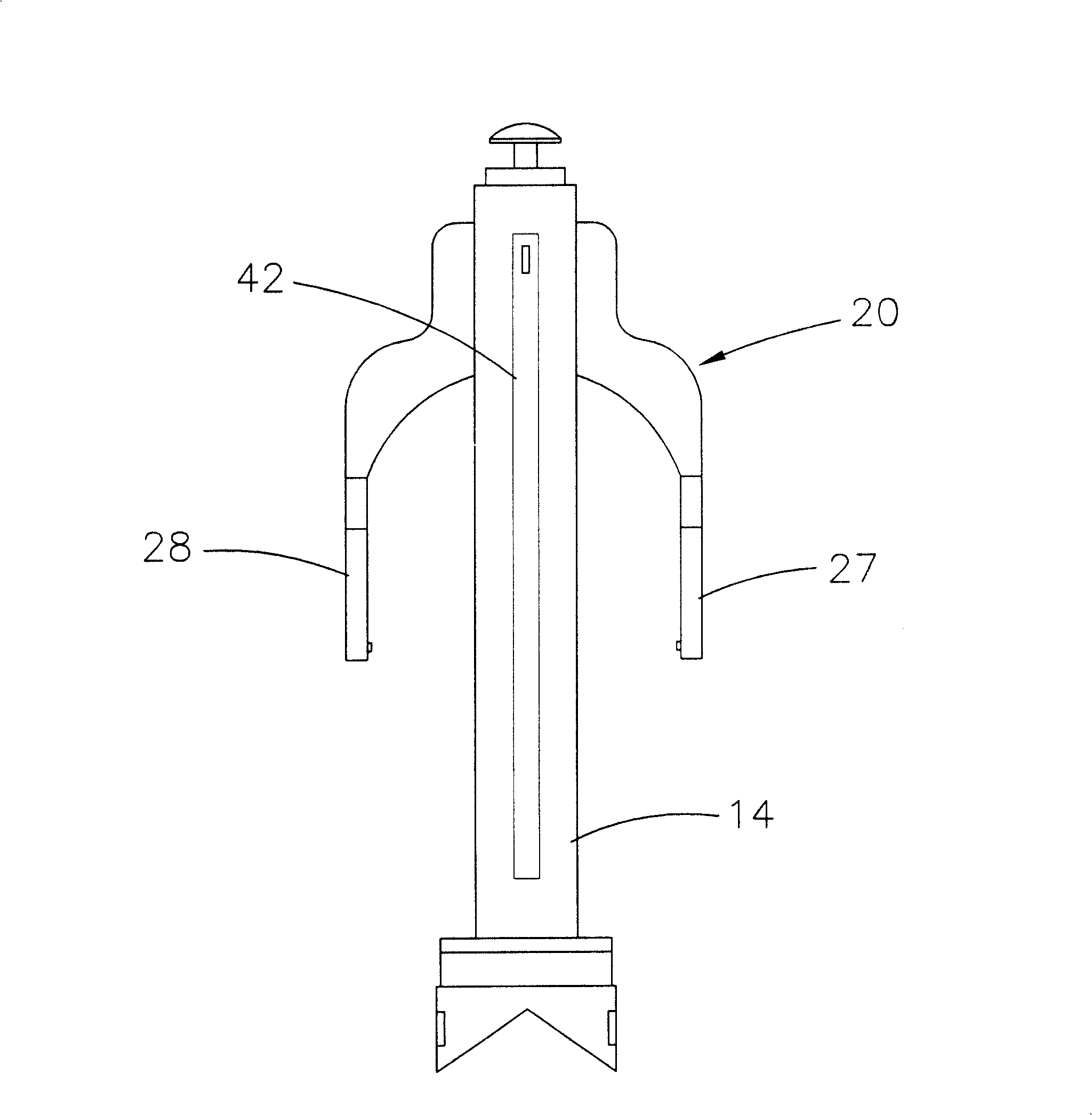 Cursor type non-contact plastic wheel or tumbling cylinder diameter measuring apparatus and measuring system using the same