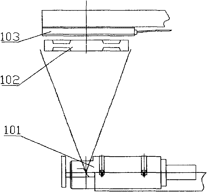 Fault positioning and marking method of digital flat-panel type X-ray detection system