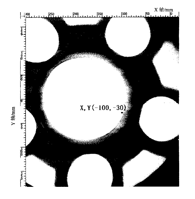 Fault positioning and marking method of digital flat-panel type X-ray detection system