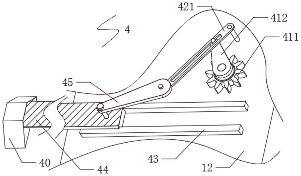 Installation auxiliary device for landscape lighting engineering